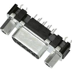 Harting 09661556511 D-SUB zásuvková lišta 180 ° Pólů: 9 pájené 1 ks