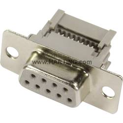 Harting 09662186500 D-SUB zásuvková lišta 180 ° Pólů: 15 IDC 1 ks