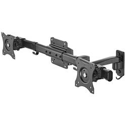 SpeaKa Professional držák na zeď pro monitor SP-TVM-512 2 Displej: (s) 33,0 cm (13) - 68,6 cm (27) černá otočný, naklápěcí, nakláněcí