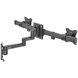 SpeaKa Professional držák na zeď pro monitor SP-TVM-512 2 Displej: (s) 33,0 cm (13) - 68,6 cm (27) černá otočný, naklápěcí, nakláněcí