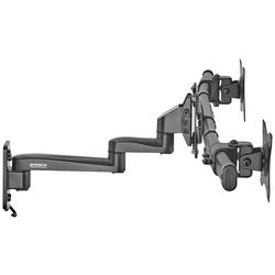 SpeaKa Professional držák na zeď pro monitor SP-TVM-512 2 Displej: (s) 33,0 cm (13) - 68,6 cm (27) černá otočný, naklápěcí, nakláněcí