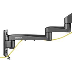 SpeaKa Professional držák na zeď pro monitor SP-TVM-512 2 Displej: (s) 33,0 cm (13) - 68,6 cm (27) černá otočný, naklápěcí, nakláněcí