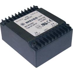 Weiss Elektrotechnik 83/287 transformátor do DPS 2 x 115 V 2 x 18 V/AC 24 VA 667 mA