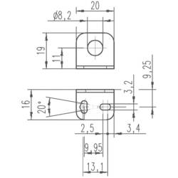 Leuze Electronic 50113550 montážní úhelník BT D08M.5 1 ks