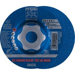 PFERD TOOLS 64186125 Cc-Grind-Solid Sg Inox brusný kotouč lomený Průměr 125 mm Ø otvoru 22.23 mm 10 ks