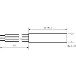 PIC MS-215-4 MS-215-4, jazýčkový kontakt, 1 přepínací kontakt, 175 V/DC, 120 V/AC, 0.25 A, 5 W