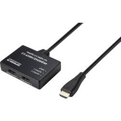 SpeaKa Professional SP-9443508 1 + 2 porty HDMI rozbočovač černá