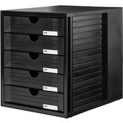 HAN Systembox 1450-13 box se zásuvkami černá DIN A4, DIN C4 Počet zásuvek: 5