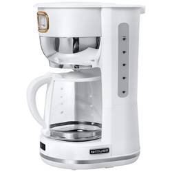 Muse MS-220 W kávovar bílá připraví šálků najednou=10 skleněná konvice, funkce uchování teploty