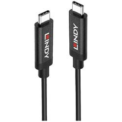 LINDY USB kabel USB 3.2 Gen2 (USB 3.1 Gen2) USB-C ® zástrčka, USB-C ® zástrčka 5.00 m černá 43308
