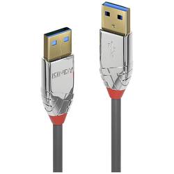 LINDY USB kabel USB 3.2 Gen1 (USB 3.0 / USB 3.1 Gen1) USB-A zástrčka, USB-A zástrčka 3.00 m šedá 36628