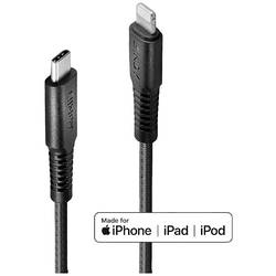 LINDY USB kabel USB 2.0 Apple Lightning konektor, USB-C ® zástrčka 3.00 m černá 31288