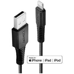 LINDY USB kabel USB 2.0 Apple Lightning konektor, USB-A zástrčka 0.50 m černá 31290