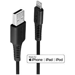 LINDY USB kabel USB 2.0 Apple Lightning konektor, USB-A zástrčka 0.50 m černá 31319