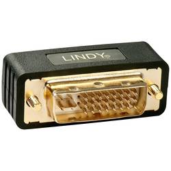 LINDY 41099 DVI adaptér [1x DVI zástrčka 24+5pólová - 1x DVI zásuvka 24+5pólová] černá
