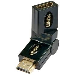 LINDY 41096 HDMI adaptér [1x HDMI zástrčka - 1x HDMI zásuvka] černá