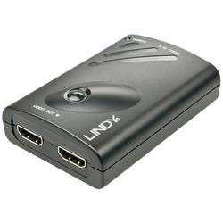 LINDY 38409 DisplayPort / HDMI konvertor [1x zásuvka DisplayPort - 2x HDMI zásuvka] černá