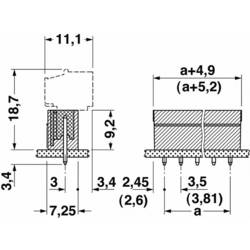 Phoenix Contact konektor do DPS MCV Počet pólů 12 Rastr (rozteč): 5.08 mm 1836396 1 ks