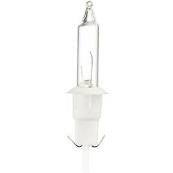 Konstsmide 2604-052 náhradní žárovka pro světelné řetězy 5 ks bílá nástrčná objímka 2,4 V čirá