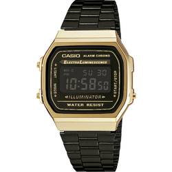 Casio Quartz náramkové hodinky A168WEGB-1BEF (d x š x v) 38.6 x 36.3 x 9.6 mm zlatá Materiál pouzdra=Rezinát materiál řemínku=nerezová ocel