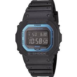 Casio DCF, solární náramkové hodinky GW-B5600-2ER (d x š x v) 13.4 x 42.8 x 48.9 mm černá, modrá Materiál pouzdra=Rezinát materiál řemínku=Rezinát