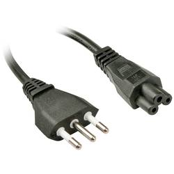 LINDY napájecí kabel [1x italská zástrčka - 1x IEC C5 spojka] 2.00 m černá
