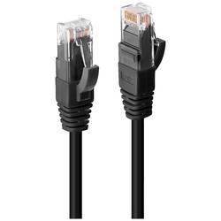 LINDY 45437 RJ45 síťové kabely, propojovací kabely CAT 6 U/UTP 10.00 m černá 1 ks