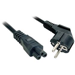 LINDY napájecí kabel [1x zástrčka s ochranným kontaktem - 1x IEC C5 spojka] 5.00 m černá