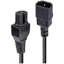 LINDY napájecí kabel [1x IEC zástrčka C14 10 A - 1x zásuvka C15 ] 2.00 m černá