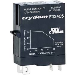 Crydom polovodičové relé ED24D5 5 A Spínací napětí (max.): 280 V/AC spínání při nulovém napětí 1 ks