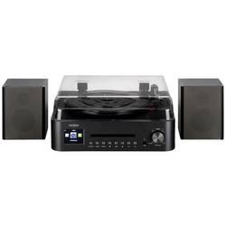 Reflexion HIF2080 stereo systém AUX, Bluetooth, CD, DAB+, DLNA, internetové rádio, gramofón, rádiopřehrávač, FM, USB, Wi-Fi, funkce nahrávání, vč. dálkového