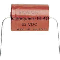 Visaton Bipolar Elco 100 UF kondenzátor pro reproduktory 100 µF