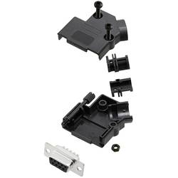 TRU COMPONENTS TCD45PKP09DMSK 7709368 sada D-SUB zásuvková lišta 45 ° Pólů: 9 pájecí kalíšek 1 ks