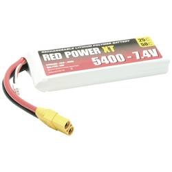 Red Power akupack Li-Pol (modelářství) 7.4 V 5400 mAh 25 C Softcase XT90