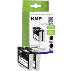 KMP Ink náhradní Epson T0711 kompatibilní Dual černá E107D 1607,4021