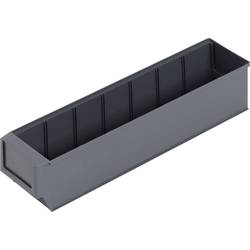 Alutec 66029 skladový box , (d x š x v) 400 x 91 x 81 mm, tmavě šedá , 1 ks