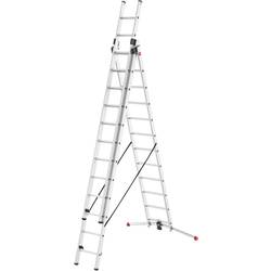 Hailo S100 ProfiLOT 9312-507 hliník víceúčelový žebřík max.prac. výška: 9 m stříbrná, červená, černá EN 131 29.2 kg