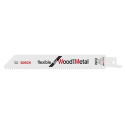 Bosch Accessories 2608656016 Sada pilových listů pro pilu ocasku S 922 HF, Flexible for Wood and Metal, 5 ks Délka řezacího listu 150 mm 5 ks