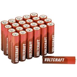 VOLTCRAFT Industrial LR03 mikrotužková baterie AAA alkalicko-manganová 1350 mAh 1.5 V 24 ks