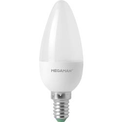 Megaman MM21122 LED Energetická třída (EEK2021) G (A - G) E14 svíčkový tvar 3.5 W = 25 W teplá bílá (Ø x d) 35 mm x 100 mm stmívatelná 1 ks