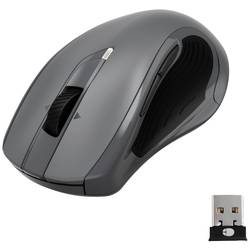 Hama ergonomická myš bezdrátový laserová tmavě šedá 7 tlačítko 3200 dpi ergonomická