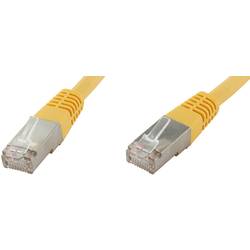 econ connect F6TP1GE RJ45 síťové kabely, propojovací kabely CAT 6 S/FTP 1.00 m žlutá párové stínění 1 ks