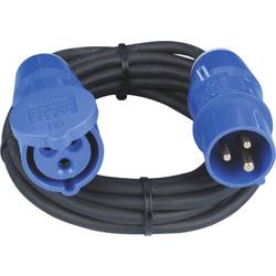 REV 0577710555 napájecí prodlužovací kabel 16 A černá 5.00 m H05RR-F 3G 1,5 mm²