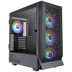 Thermaltake CA-1X5-00M1WN-00 midi tower herní pouzdro černá 4 předinstalované LED ventilátory, boční okno