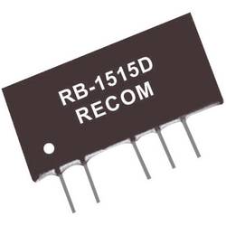 RECOM RB-2412D DC/DC měnič napětí do DPS 24 V/DC 5 V/DC 42 mA 1 W Počet výstupů: 2 x Obsah 1 ks