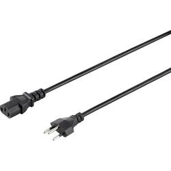Basetech BT-1886931 IEC kabel černá 5.00 m