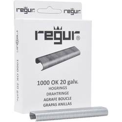Regur OK 20 kroužky svorky s pozinkováním 1000 ks Regur 60714 Rozměry (d x š) 10 mm x 90 mm