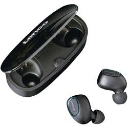 Lenco EPB-410BL špuntová sluchátka Bluetooth® černá headset, odolné vůči potu, voděodolná