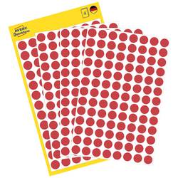 Avery-Zweckform 3010 popisovače etiket Ø 8 mm červená 416 ks trvalé papír