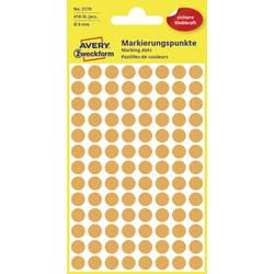 Avery-Zweckform 3178 popisovače etiket Ø 8 mm jasně oranžová 416 ks trvalé papír